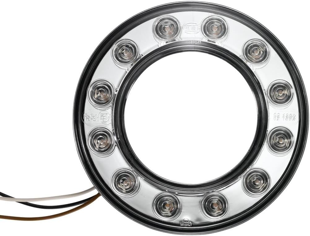 HELLA - Heckleuchte - LED - 12V - Anbau/Einbau - Lichtscheibenfarbe: glasklar - LED-Lichtfarbe: rot
