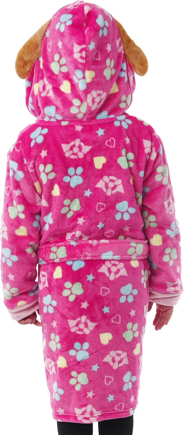 PAW PATROL Bademantel | Skye Bademantel Mädchen | Mädchen Morgenmantel 128 Rosa, 128 Rosa
