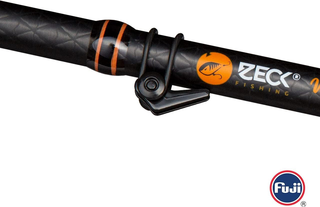 Zeck Predator Vertic & Spin Rute 1,90m 40g - Spinnrute für Barsche & Zander, Vertikalrute zum Vertik