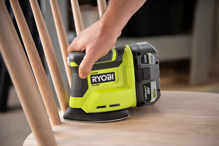 RYOBI 18 V ONE+ Akku-DELTA-Vibrationschleifer RPS18-0 (1,8 mm Schwingkreisdurchmesser, Schleifteller