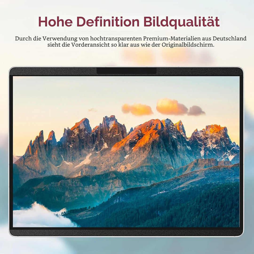 Magnetischer Blickschutzfilter für 13 Zoll Microsoft Surface Pro 11/10/9/8/X, Abnehmbar Anti Glare B