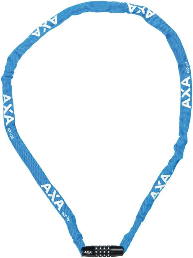 AXA Unisex-Adult Rigid Rcc 120/3,5 Kettenschloss 120 cm Lange, 3.5mm Durchmesser Blau, 120 cm Lange,