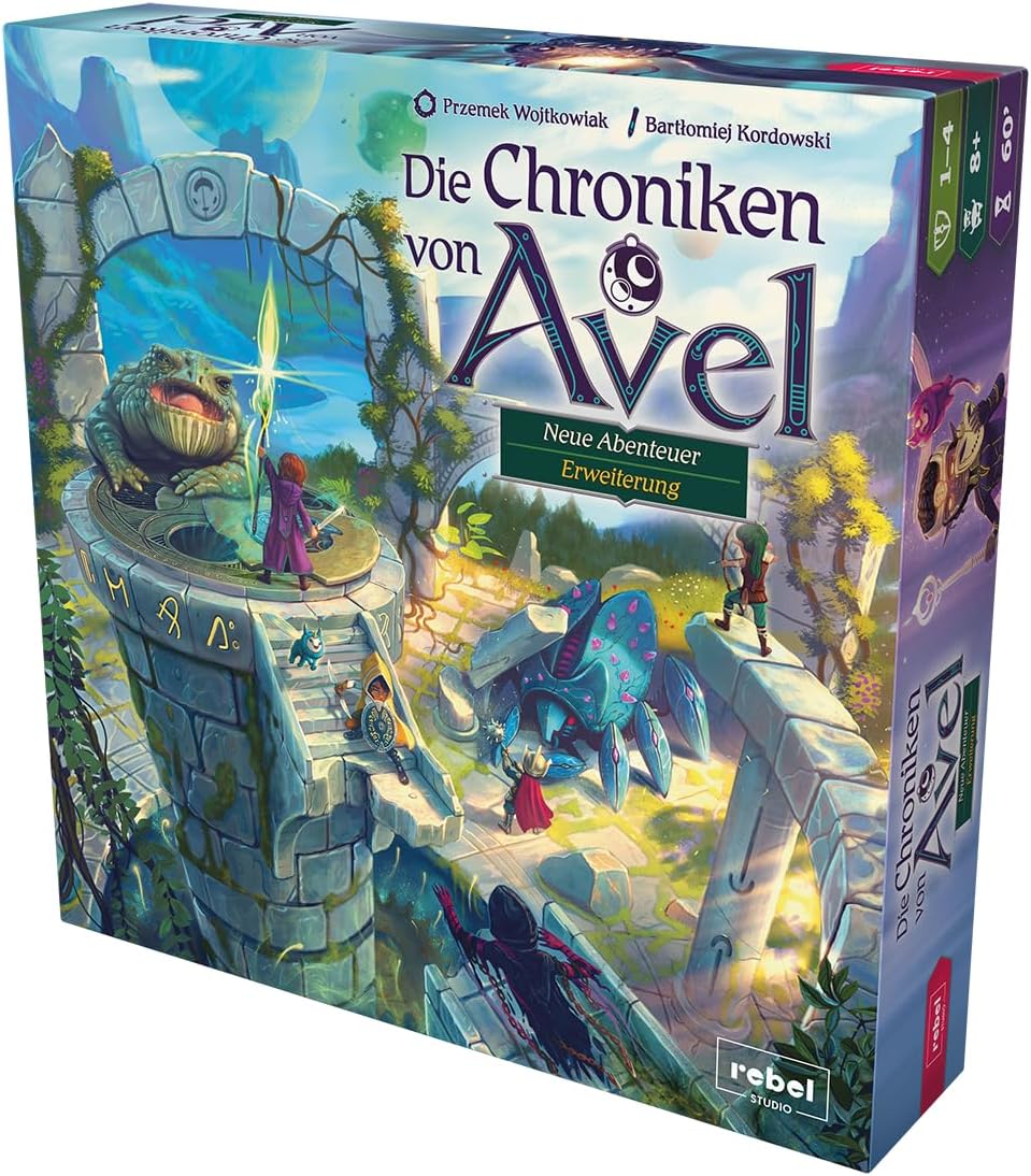 Rebel | Chroniken von Avel – Neue Abenteuer | Erweiterung | Familienspiel | Rollenspiel | 1-4 Spiele