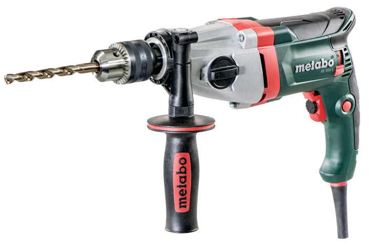 metabo Bohrmaschine BE 850-2, 850 W Schlagbohrer Ersatz, 2-Gang, 36 Nm | Robustes Aluminiumgehäuse,