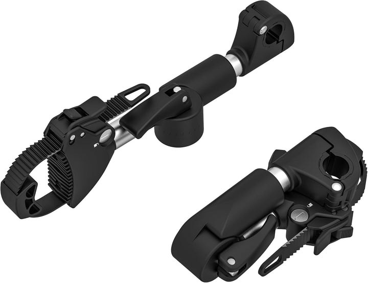 EUFAB 11247 Verstellbarer Strap-Rahmenhalter 27cm, Schwarz/Silber