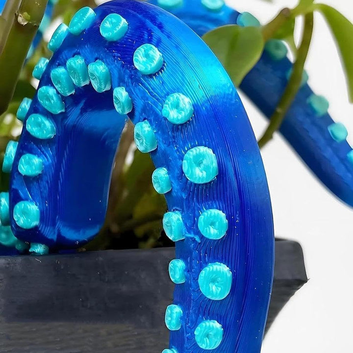 XDGJTBFMY Octopus Tentakel Stakes Tentakeln Lustige Halloween T0X0 Ornamente Anlage Blau, Blau