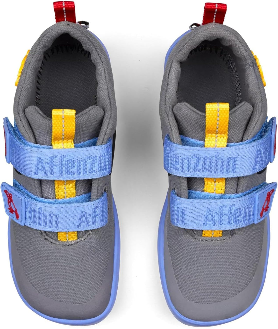 Affenzahn Barfussschuh Baumwolle Lucky Klettverschluss Vegan rutschfest Flexibel für den Sommer in G
