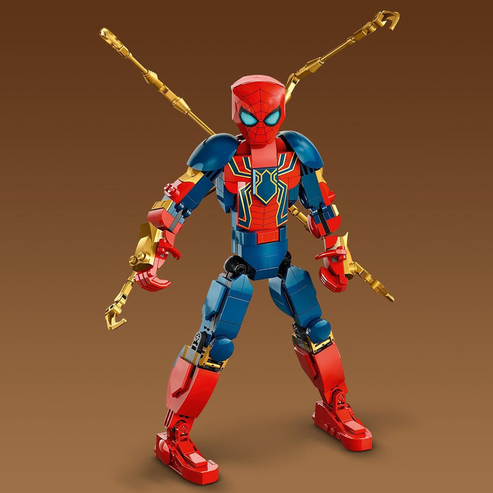 LEGO Marvel Iron Spider-Man Baufigur, Superhelden-Actionspielzeug für Kinder ab 8 Jahren, Jungen & M