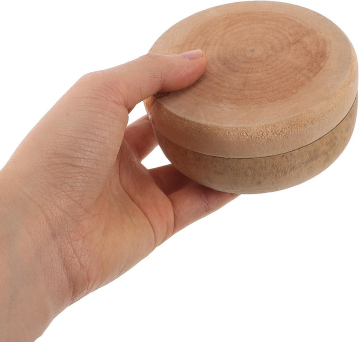 TOYANDONA Handmühle für Getreide und Weizen mit Holzbehälter Manuelle Schälmühle für Körner und Reis