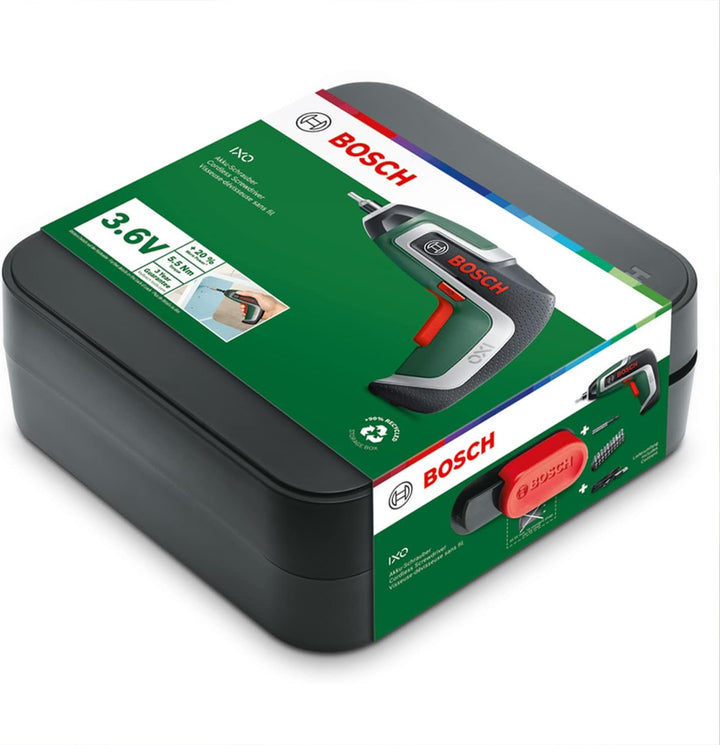Bosch Kompakt-Akkuschrauber IXO (7. Generation, 3,6V / 2,0Ah, 5,5Nm, Micro-USB-Kabel, kompatibel mit