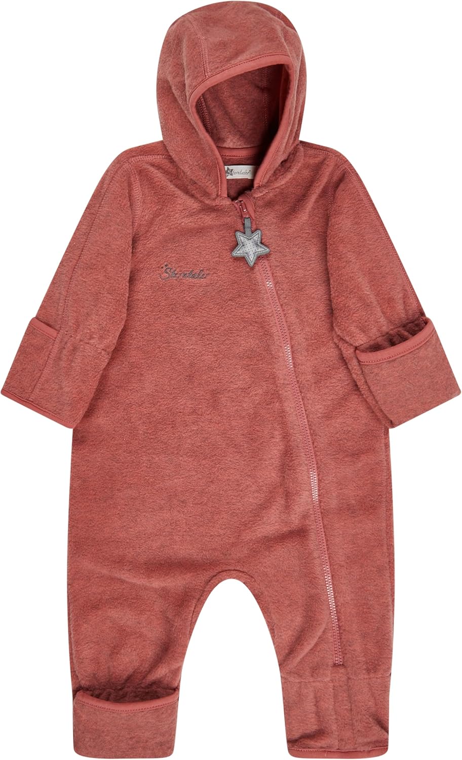 Sterntaler Unisex Baby Overall 62 Hellrot Melange, 62 Hellrot Melange