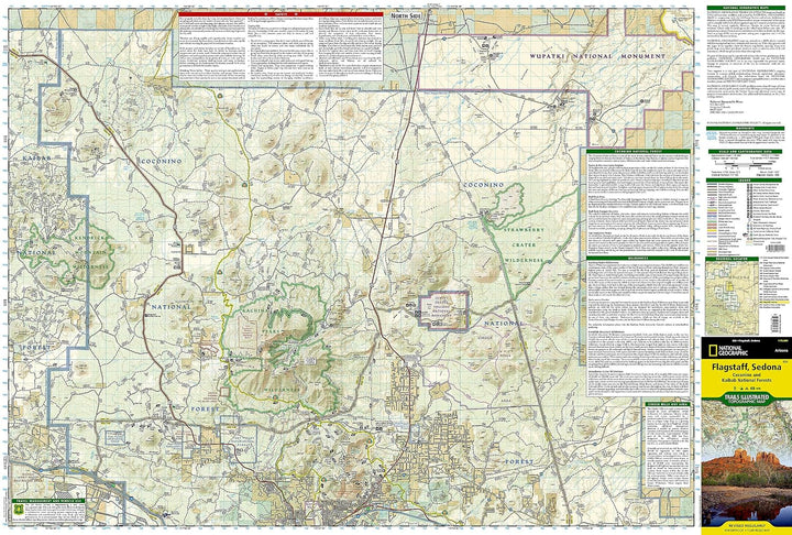 Flagstaff / Sedona - Coconino National Forest: NATIONAL GEOGRAPHIC Trails Illustrated National Parks