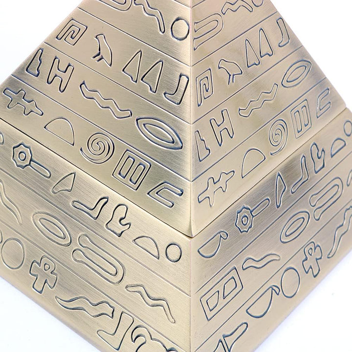 VOANZO Kreative Retro Metall Mit Deckel Aschenbecher Home Hotel Büro Decor Alten Ägypten Skulptur Py
