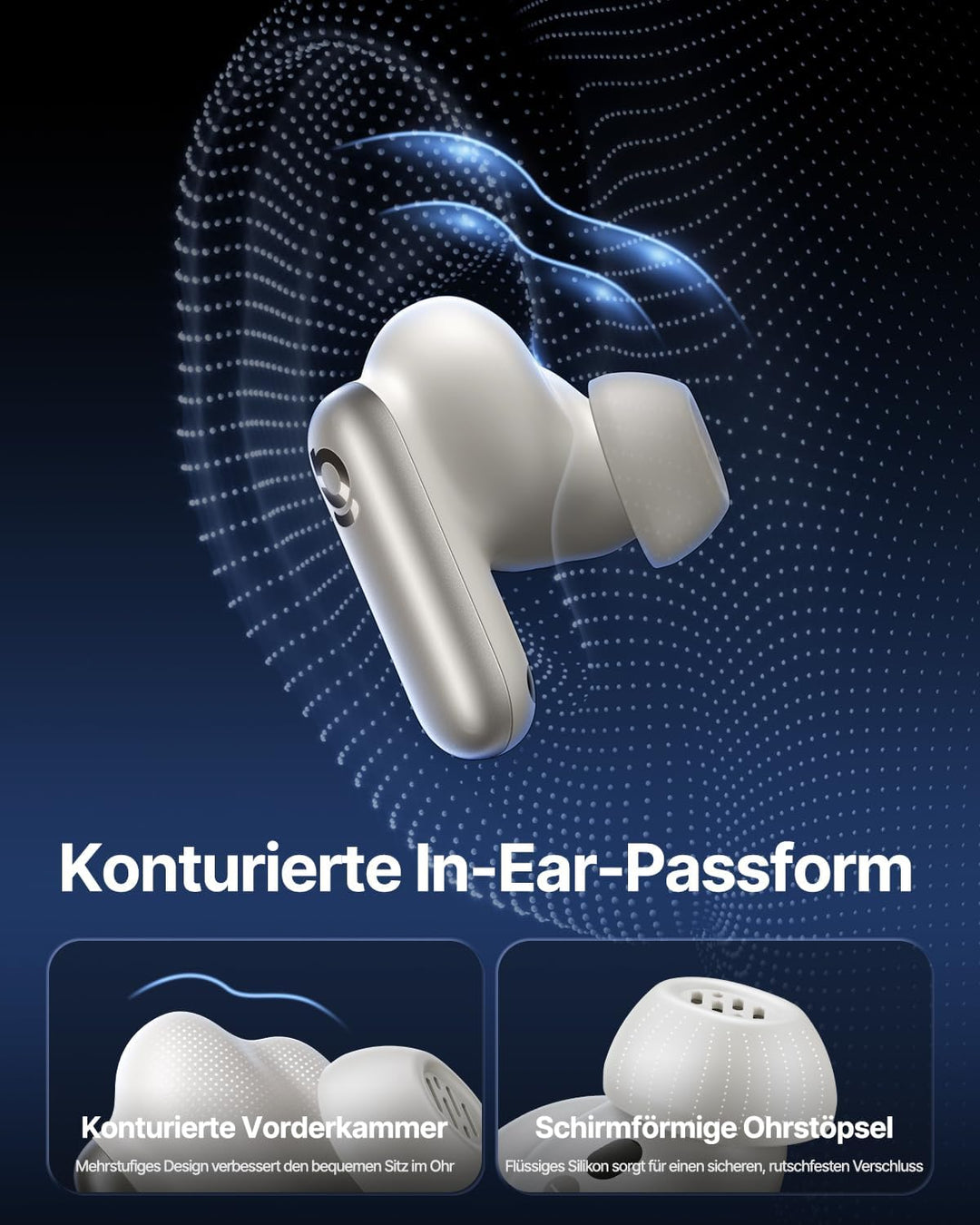 Baseus Inspire XP1 In-Ear Kopfhörer Bluetooth, Sound by Bose, Earbuds mit -50 dB Adaptive Geräuschun