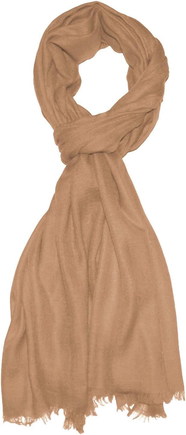 Lorenzo Cana Pashmina Damenschal Schaltuch 100% Kaschmir Kaschmirschal Kaschmirtuch 70 x 200 cm Hell