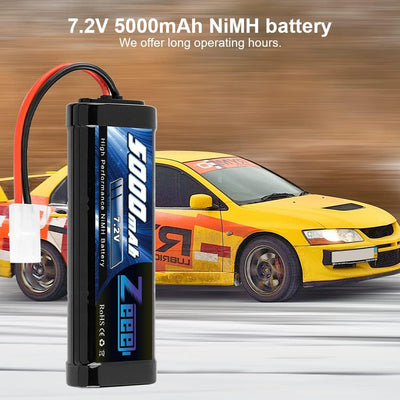 Zeee RC NiMH Akku 7,2V 5000mAh RC Auto RC LKW HPI Losi Kyosho Hobby für RC Cars Aeroplane Helicopter