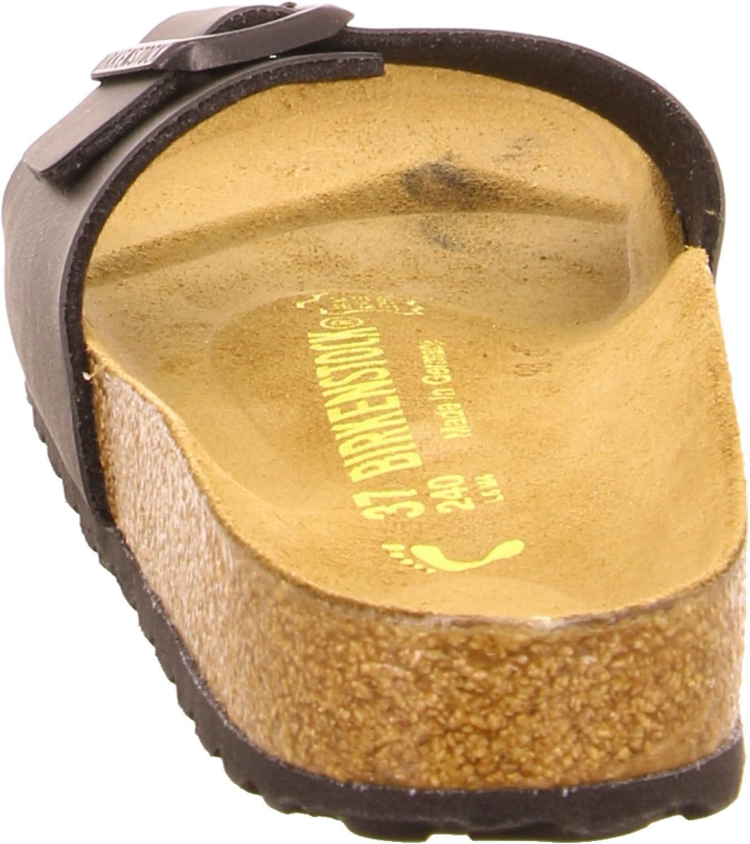 Birkenstock Madrid 40623, Unisex - Erwachsene Clogs & Pantoletten aus Birko-Flor 38 EU Schmal Schwar