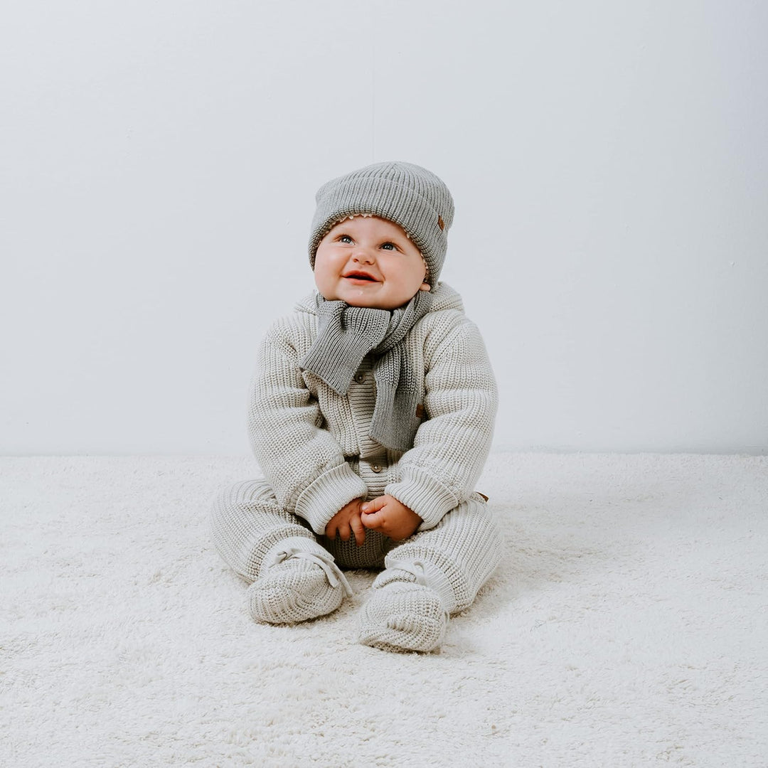 Baby's Only - Soul Kapuzenjacke Baby - Teddyfutter - Strickjacke für Jungen and Mädchen - 100% Bio-B