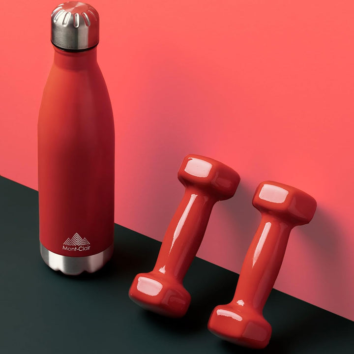 Mont-Clair H2O Trinkflasche Edelstahl - Thermosflasche - BPA-freie - Water Bottle, Edelstahl trinkfl