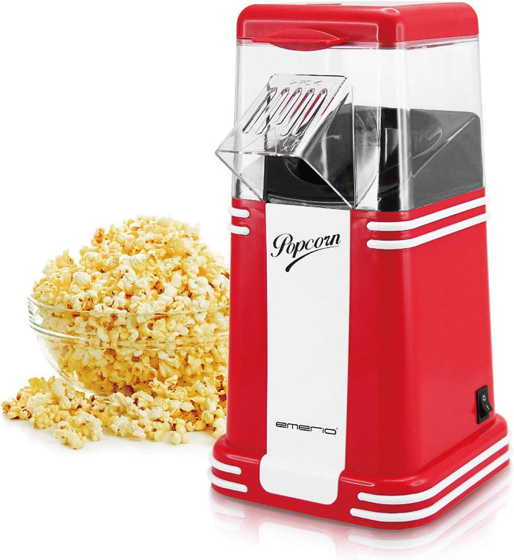 Emerio Popcornmaschine, Popcorn Maker, leckeres Popcorn für Zuhause, schnell und einfach selbst gema