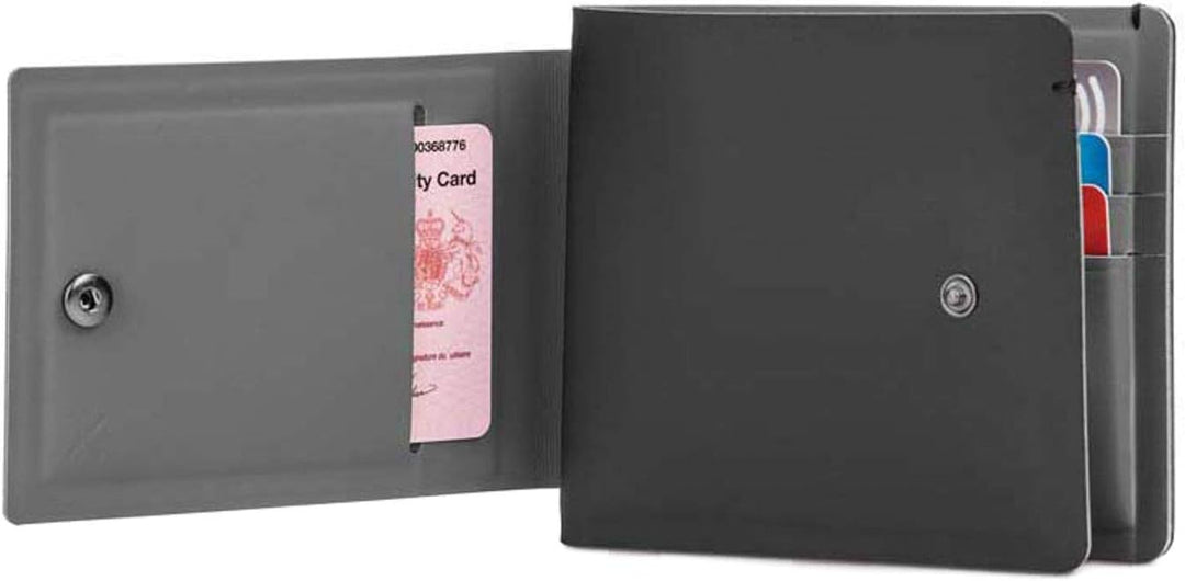 Pacsafe RFIDsafe TEC Bifold Wallet Plus für bis zu 13 Kreditkarten, 7 Easy Access Steckfächer, Porte