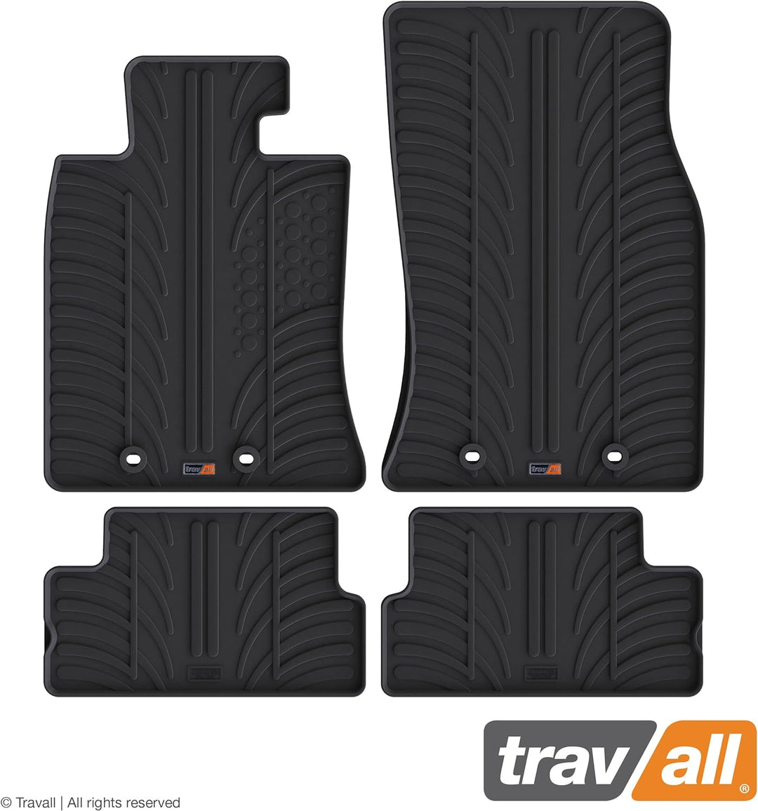 Travall Mats Gummifussmatten Kompatibel Mit Mini 3 Türer (2006-2013) TRM1233 - Allwettermatten Nach