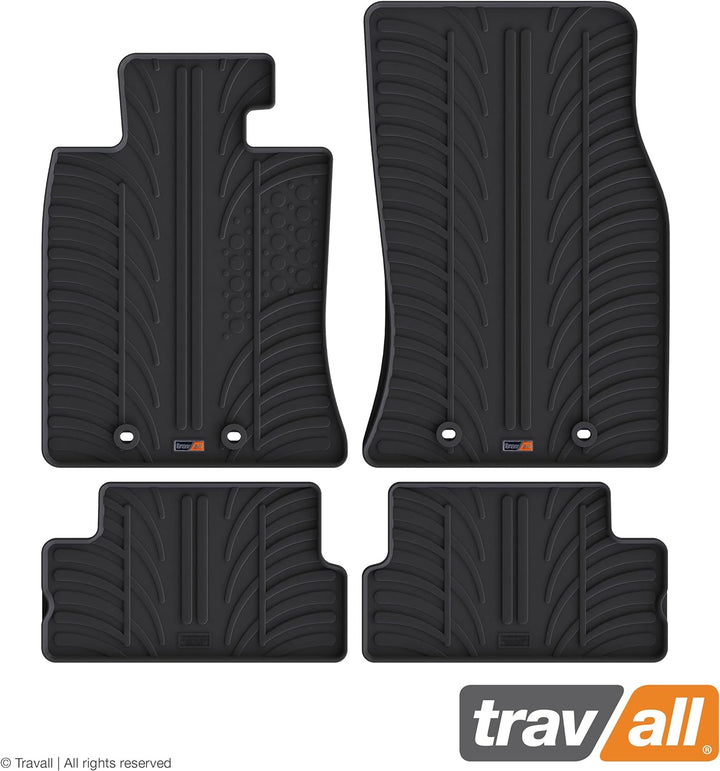 Travall Mats Gummifussmatten Kompatibel Mit Mini 3 Türer (2006-2013) TRM1233 - Allwettermatten Nach