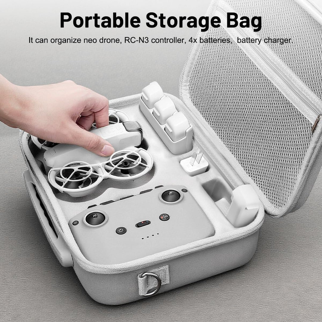 Wasserdichtes Koffer für DJI Neo Fly More Combo Tragbare Tasche, Wasserdicht Tragetasche für DJI Neo