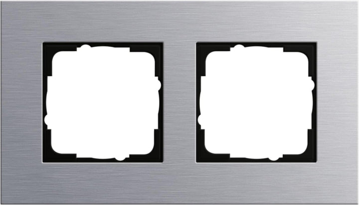 Gira 021217 Abdeckrahmen 2-fach Esprit Aluminium