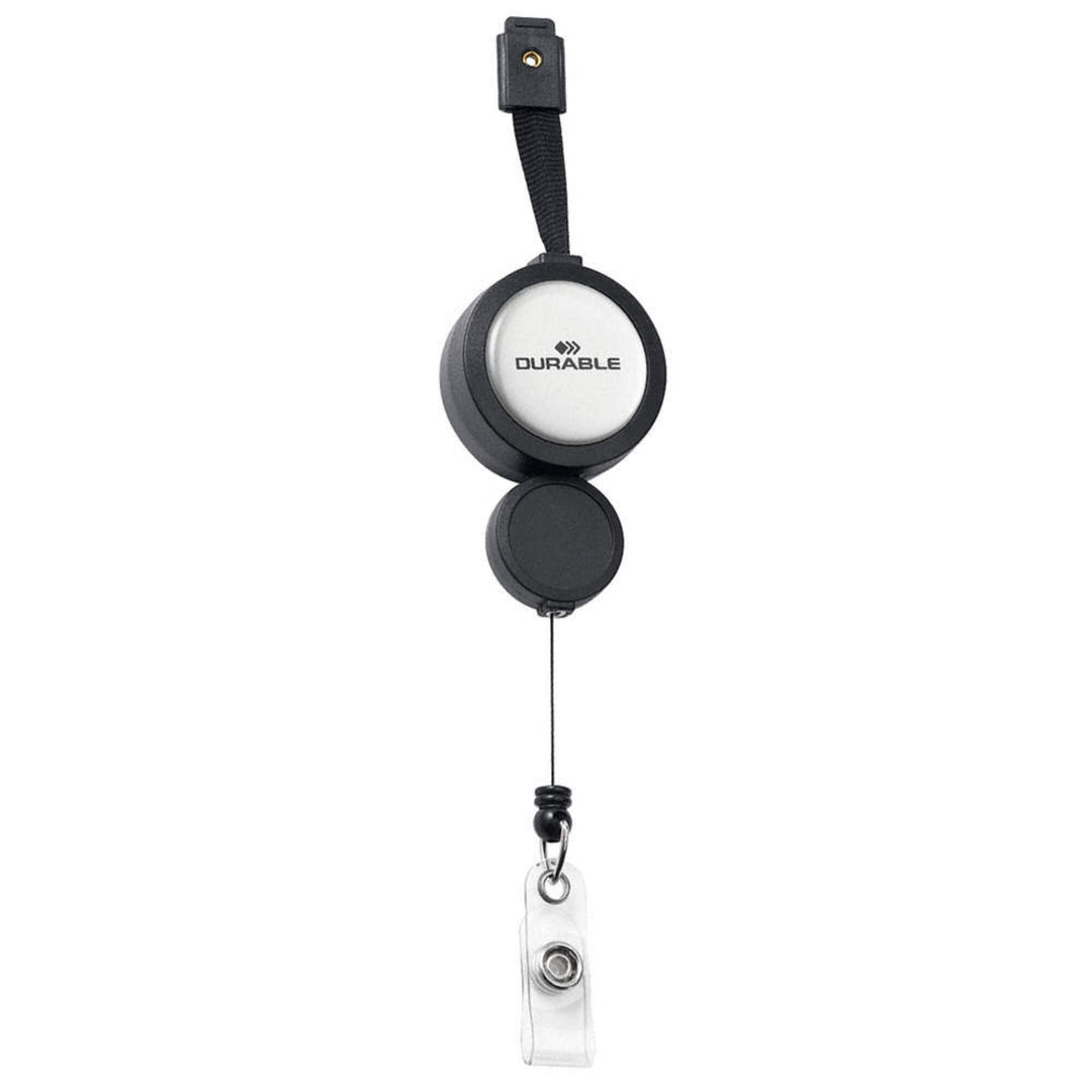 Durable Jojo Plus, Bandlänge 60 cm, schwarz, Packung à 10 Stück, 822901