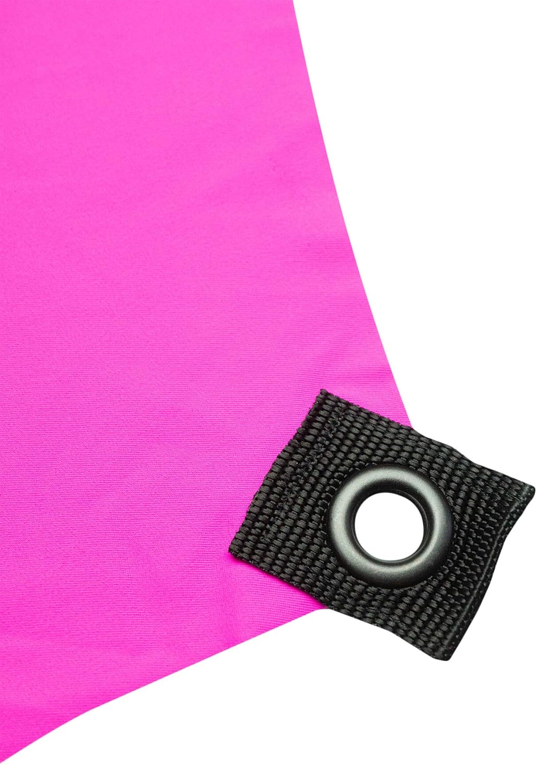 PSYWORK Schwarzlicht Segel Spandex | Mandala Dots | Pink | 3 x 3m | UV-aktiv | Leuchtend | Wandtuch