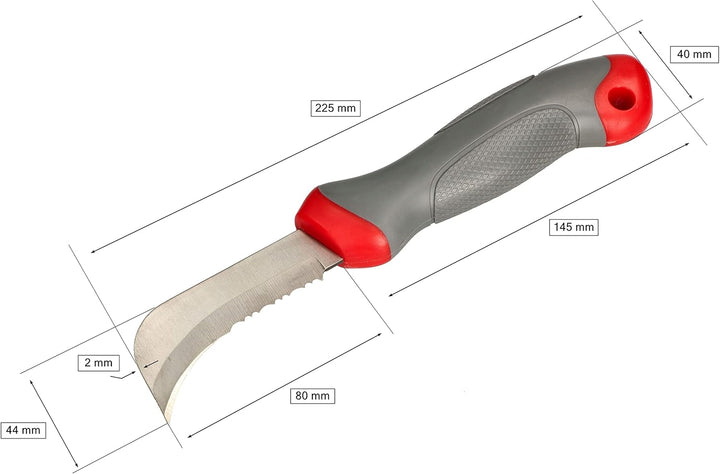 KOTARBAU® Hakenklingen-Messer zum Schneiden von Bitumenbahnen Solide Klinge Präzises Schneiden