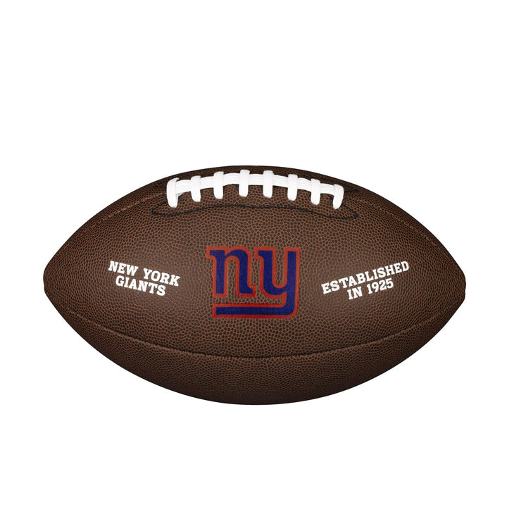 Wilson American Football NFL TEAM LOGO, Offizielle Grösse, Mischleder OFFICIAL New York Giants, OFFI