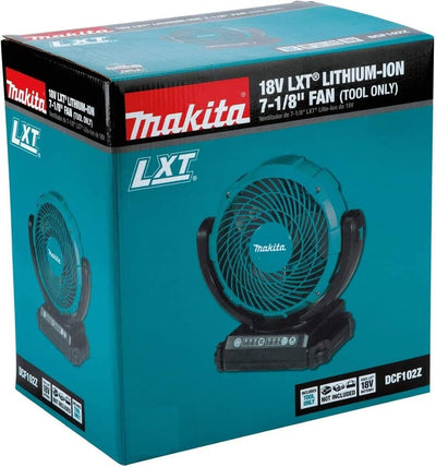 Makita DCF102Z Akku Lüfter 18 V (ohne Akku, ohne Ladegerät), Blau, 101 101 Blau, 101 Blau