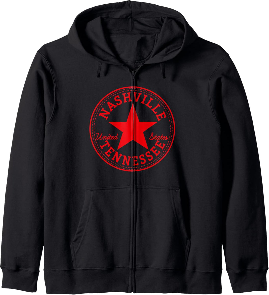 Nashville Tennessee Country Western Music City United States Kapuzenjacke