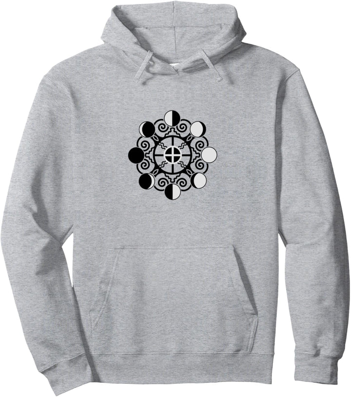 Mondphasen, Erde, Symbol, Magie, Wicca, Heidentum, Keltisch, Pullover Hoodie