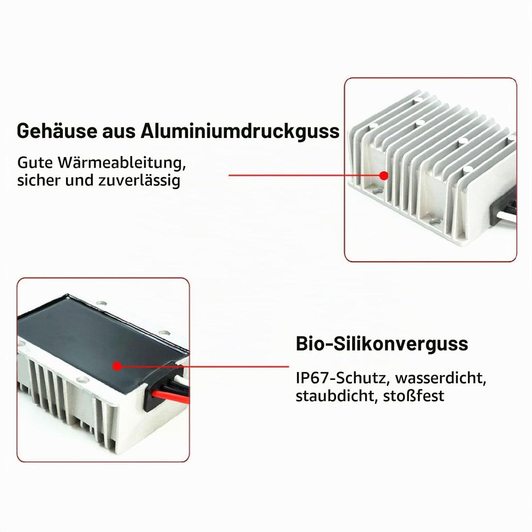 DC - DC Step Up Boost Power Converter DC 12V 24V auf 48V 10A 480W DC Wasserdichter Leistungstransfor