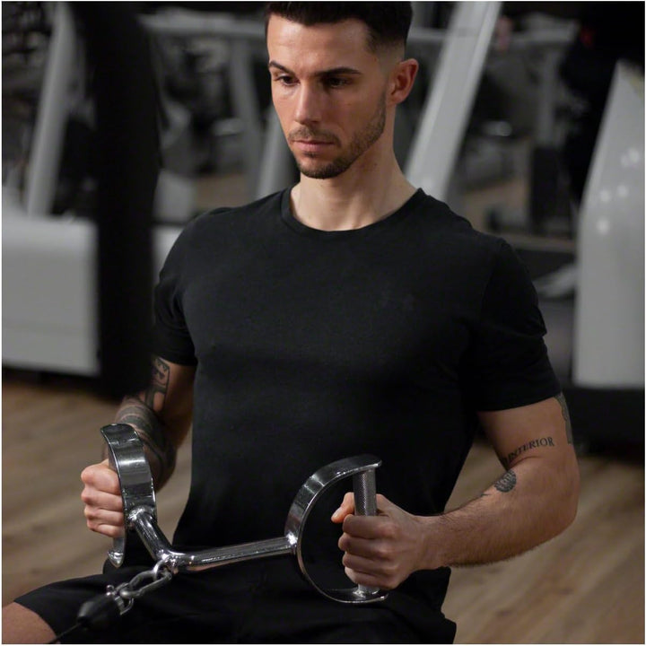 Sport-Tec Latzugstange Trizepsstange Verschiedene Ausführungen Chrom Trizepszug Hufgriff, V-Form, Tr