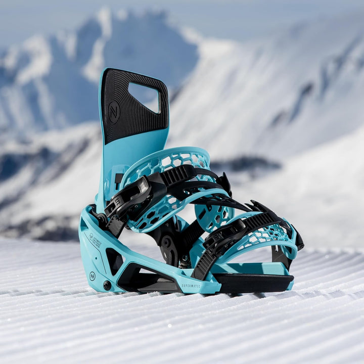 Nidecker OG Supermatic Snowboard Bindungen – Auto Open System mit verstellbarem Highback M (EU 37.5