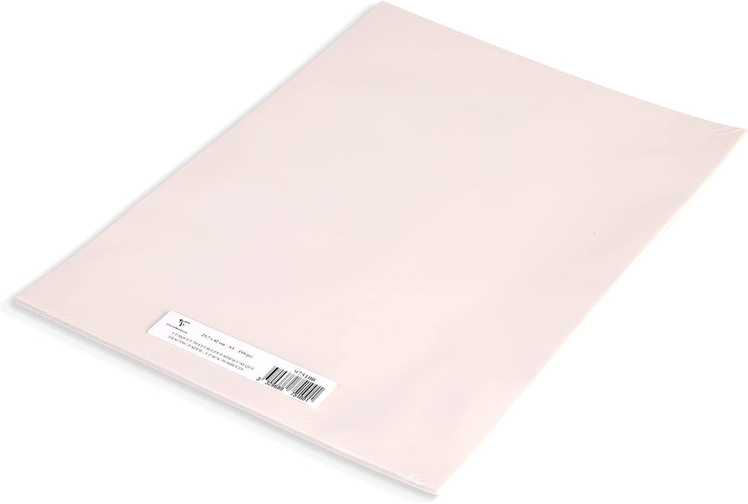 Clairefontaine 975100C Ries Transparentpapier (DIN A3, 29,7 x 42 cm, 50 Blatt, 110 g, ideal für tech