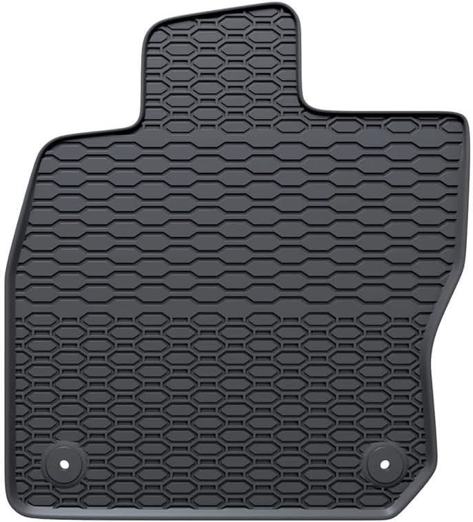Mossa - Gummifussmatten Auto kompatibel mit Cupra Leon eTSI MHEV Sportstourer (2020- ) schwarz Gummi