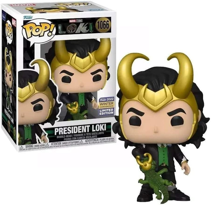 Funko POP! Loki: President Loki 1066 Winter Convention 2022 Exclusive, (65360)