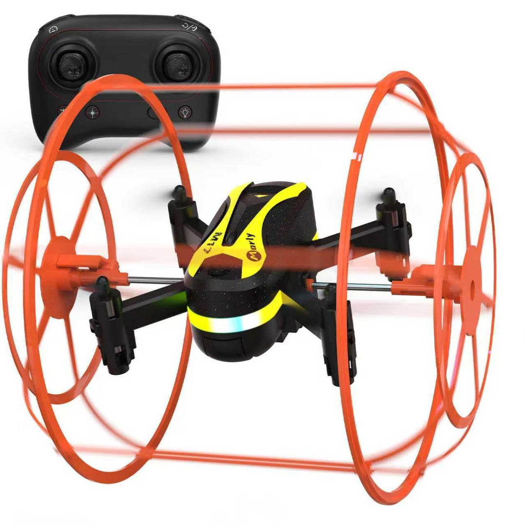 M17 Anfänger-RC-Quadrocopter Mini-Drohne mit Schutzabdeckung Land- und Luft-Dualmodus Einfaches Indo