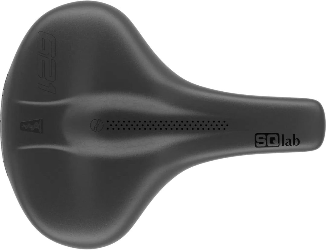 SQlab Unisex – Erwachsene 621 Ergolux Active 2.1 Fahrradsattel Schwarz 18 cm Single, Schwarz 18 cm S