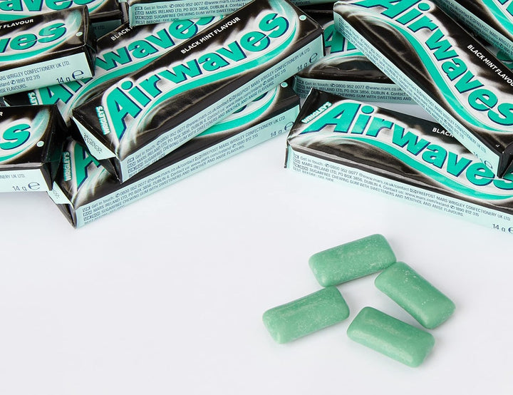 Wrigley Airwaves Black Mint, 30er Pack Minze 10 Stück (30er Pack), Minze 10 Stück (30er Pack)