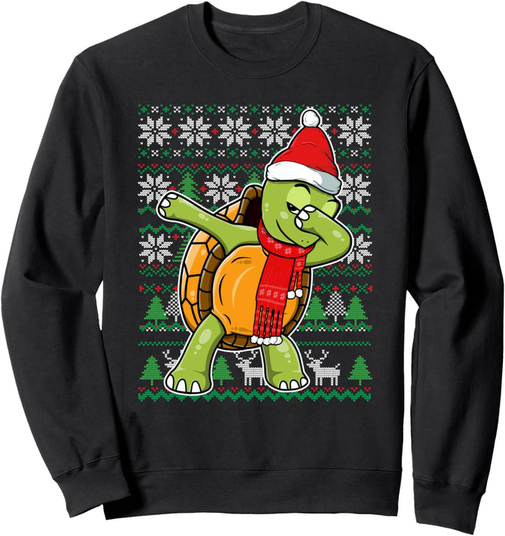 Tupfende Schildkröte Kostümgeschenke zur Weihnachtsfeier Sweatshirt