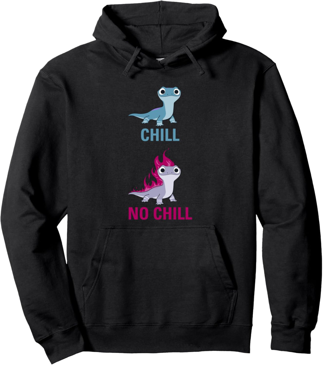 Disney Frozen 2 Salamander Chill vs No Chill Pullover Hoodie