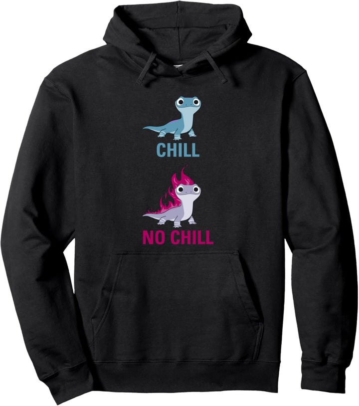 Disney Frozen 2 Salamander Chill vs No Chill Pullover Hoodie