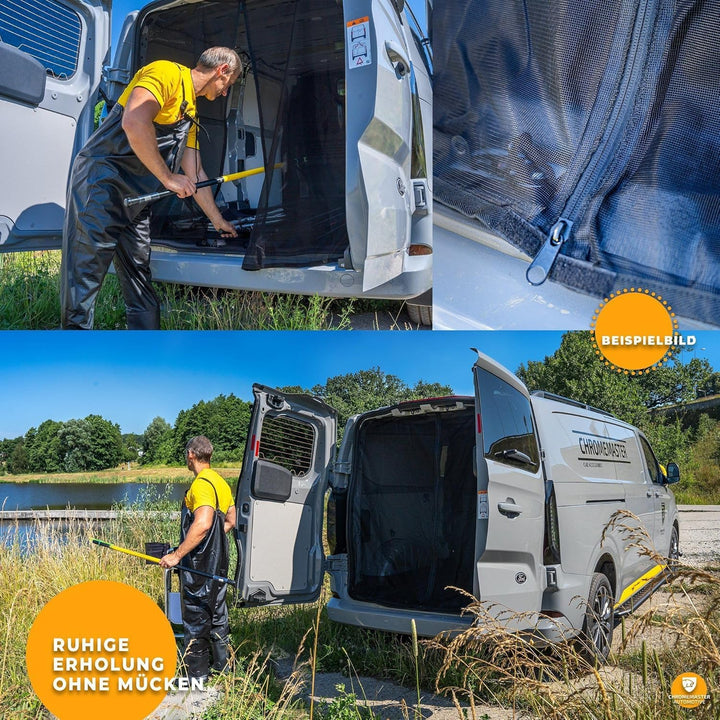 CHROMEMASTER | Magnetisches Fliegengitter für Camper, Campervan, Wohnmobil | Kompatibel mit Renault
