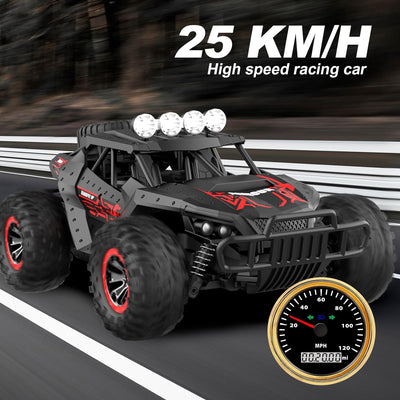 Ferngesteuertes Auto Offroad für Junge draussen mit 2-Akku 70 Minuten 1:16 Massstab RC Buggy 25KM/H